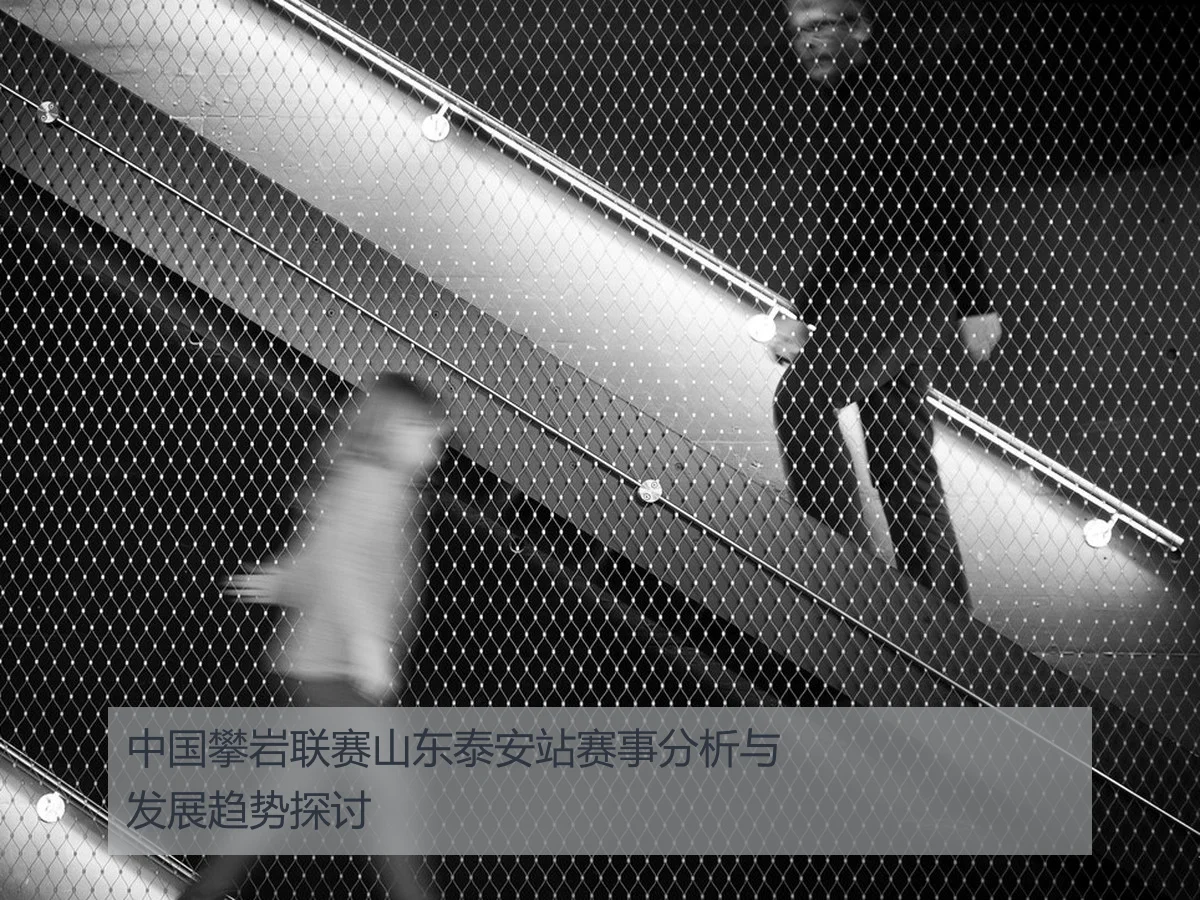 中国攀岩联赛山东泰安站赛事分析与发展趋势探讨